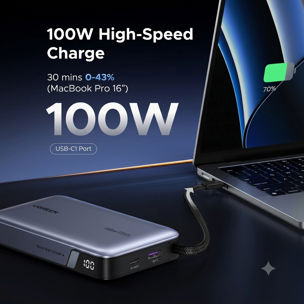 UGREEN 145W Smart Powerbank