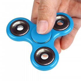 Pack of 5 Plastic Triangle Fidget Hand Finger Spinner