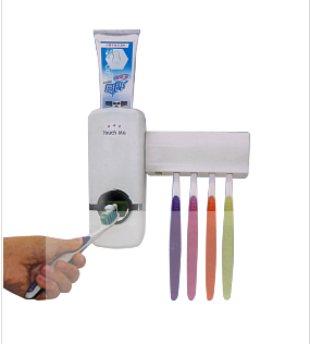 Toothbrush Holder & Toothpaste Dispenser (003)