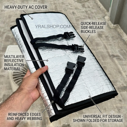 SunShield™ AC Heat Reflective Cover – Keep Your AC Cooler & Reduce Energy Waste