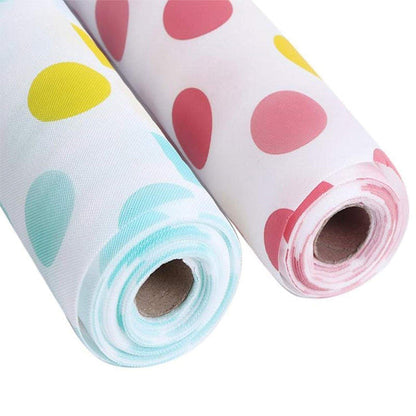 Anti Slip Kitchen Cupboard Liners Mat Roll Drawer Liner Mats Drawer Refrigerator Table Pad Waterproof Place Mat Set of 4 pcs