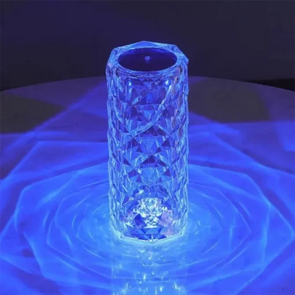 CrystalGlow™ Diamond Lamp – 16 Colors Touch & Remote LED Mood Light
