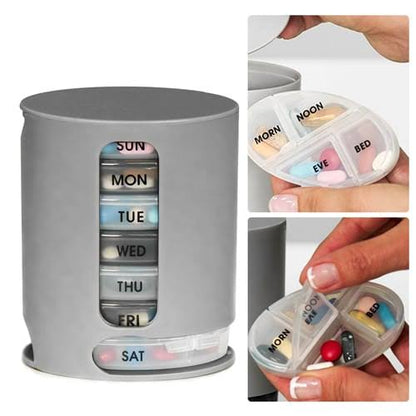 Pill Pro Tablets Pills Organizer - Best Medicine Storage Box (001)