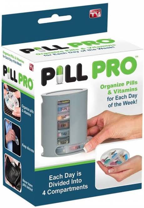 Pill Pro Tablets Pills Organizer - Best Medicine Storage Box (001)