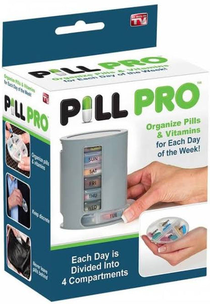 Pill Pro Tablets Pills Organizer - Best Medicine Storage Box (001)